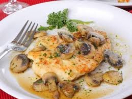 Chicken steak with mushroom sa